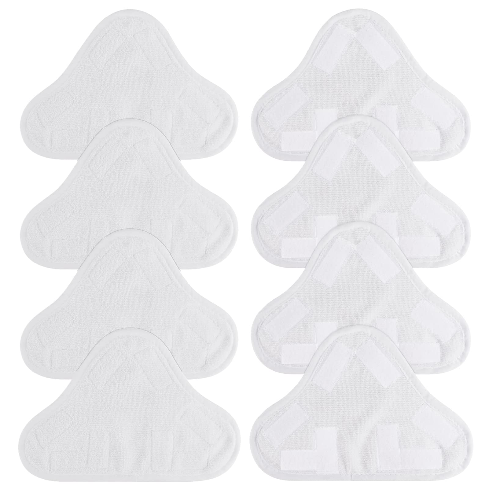 Sgizoku Steam Mop Pads for H2O X5 - 8 Pack Washable Microfibre Cloths