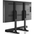 TVON Universal Table Top TV Stand | Height Adjustable Steel Legs