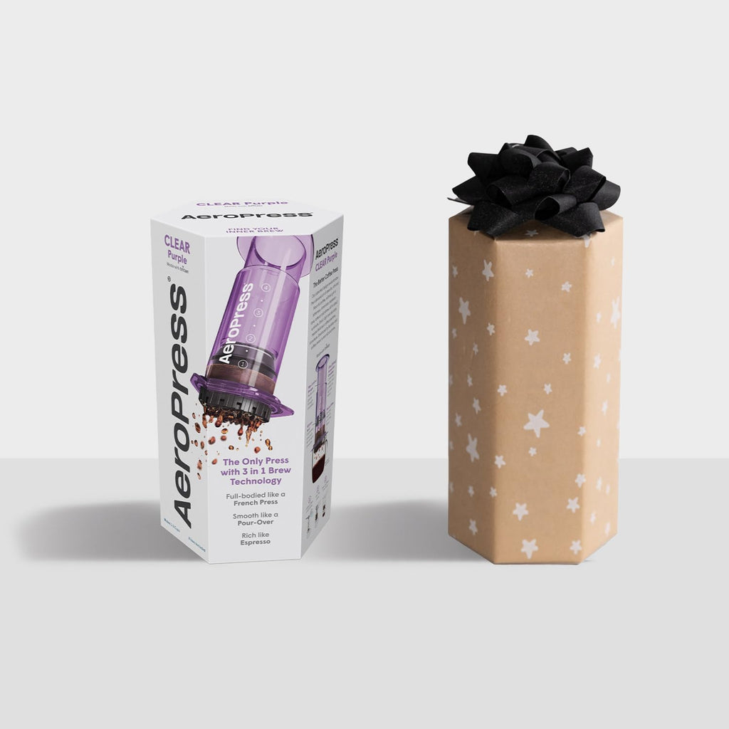 AeroPress Clear Coffee Press – Shatterproof Tritan 3-in-1 Brewer