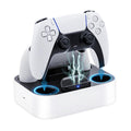 Mcbazel PS5 Edge Controller Fast Charging Dock Station with LED - White