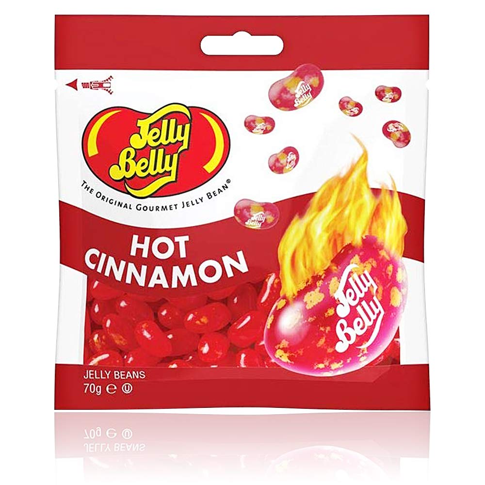 Jelly Belly Hot Cinnamon Gourmet Jelly Beans – 12 x 70g Bulk Bags