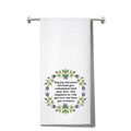 MYSOMY Scottish Thistle Waffle Weave Kitchen Towel | 16x24 Blessing Gift
