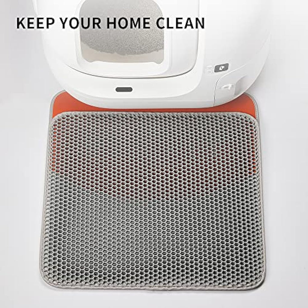 PETKIT Cat Litter Catcher Mat – Double Layer Waterproof EVA Honeycomb