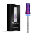 MelodySusie 5-in-1 Carbide Nail Drill Bit | 3/32" Purple Medium Grit
