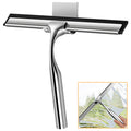Jolof Store 10-Inch Shower Squeegee | Stainless Steel Glass Door Cleaner