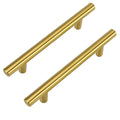 LONTAN 12 Pack Gold Kitchen Cupboard Handles | 160mm Stainless Steel
