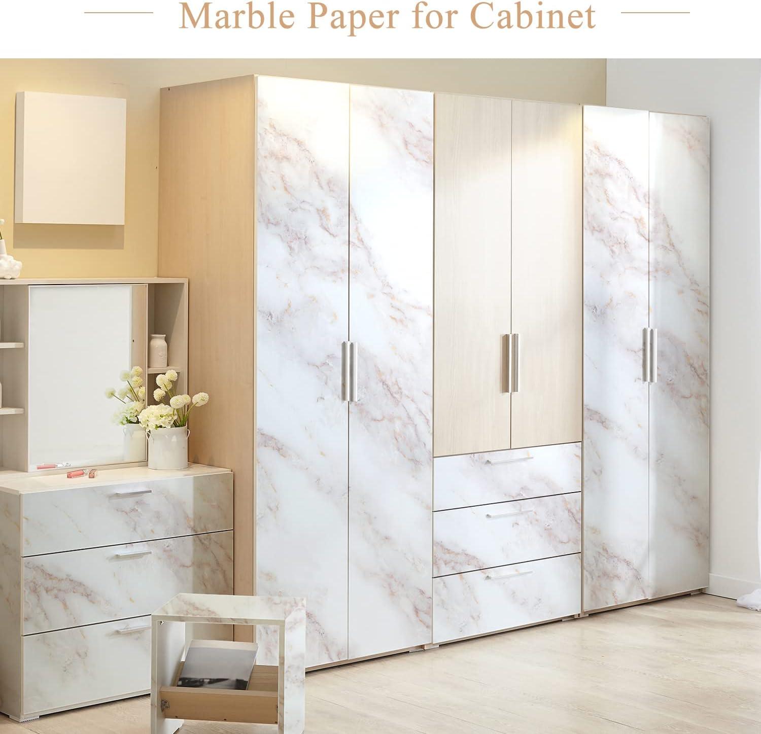 Homien Marble Contact Paper | 90x200cm Waterproof Vinyl Film