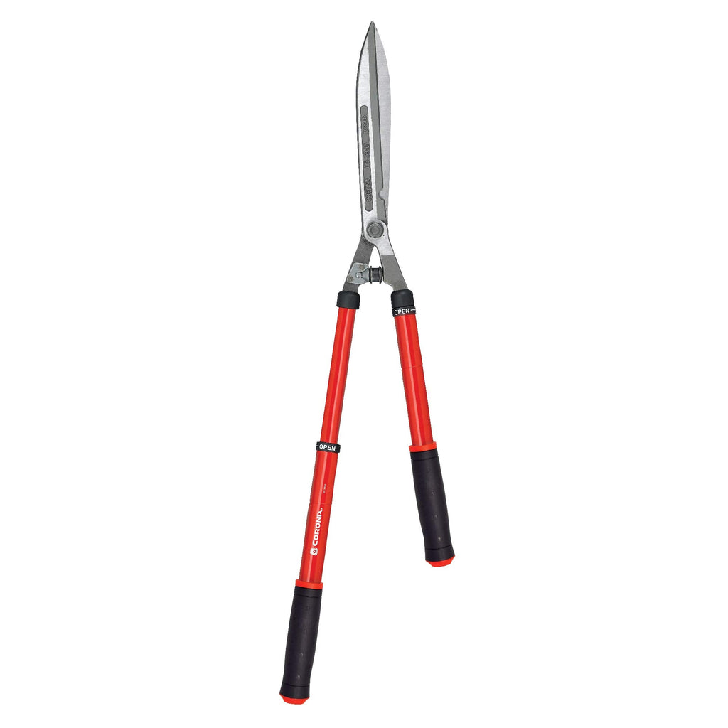 Corona Hedge Shear – 10" Carbon Steel Blade with Extendable Handles