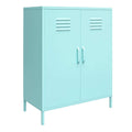 DHP Furniture Cache 2 Door Metal Locker Storage Cabinet Mint - image 1