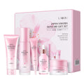 LAIKOU Sakura Skincare Gift Set | 5-Piece Anti-Aging & Hydrating Glass Kit