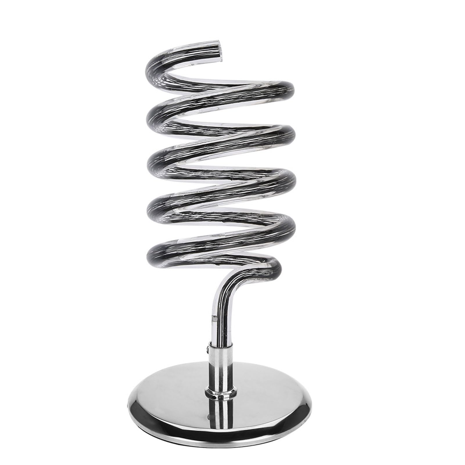 Jolof Store Desktop Hair Dryer Holder – Spiral Stainless Steel Stand