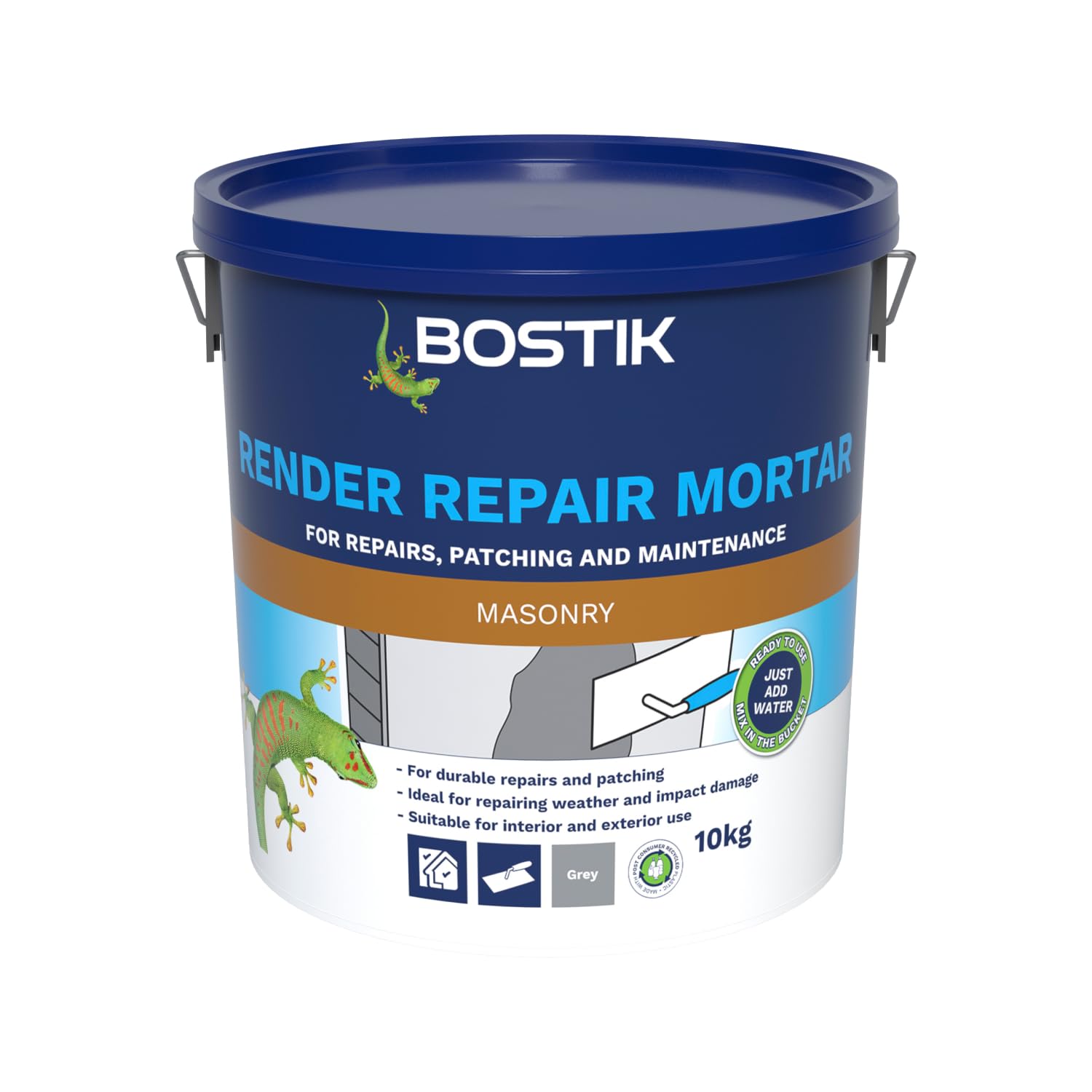 Bostik Cementone Render Repair Mortar – Weatherproof Patching – 10kg