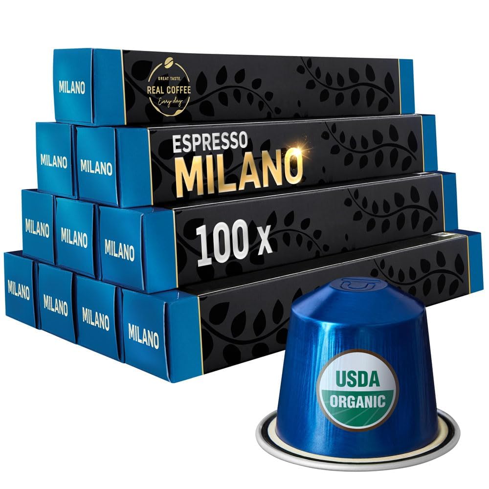 Jolof Store Milano Extra Strong Organic Espresso - 100 Nespresso Pods