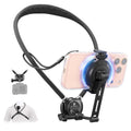 K&F CONCEPT Magnetic Neck Phone Holder | 2-in-1 POV Selfie Mount