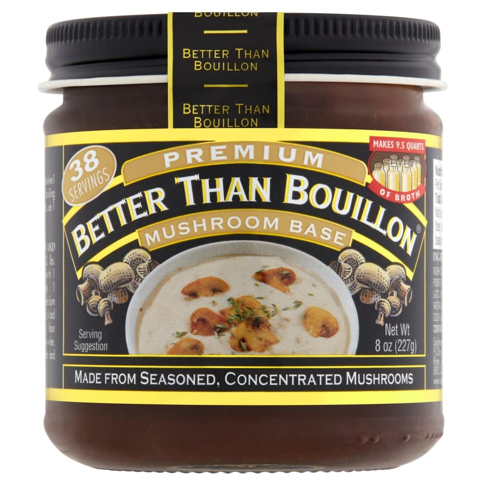 Better Than Bouillon Mushroom Base – Concentrated Broth, 8 Ounce