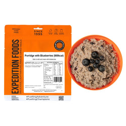 Expedition Foods Porridge with Blueberries - 800kcal High Energy Meal