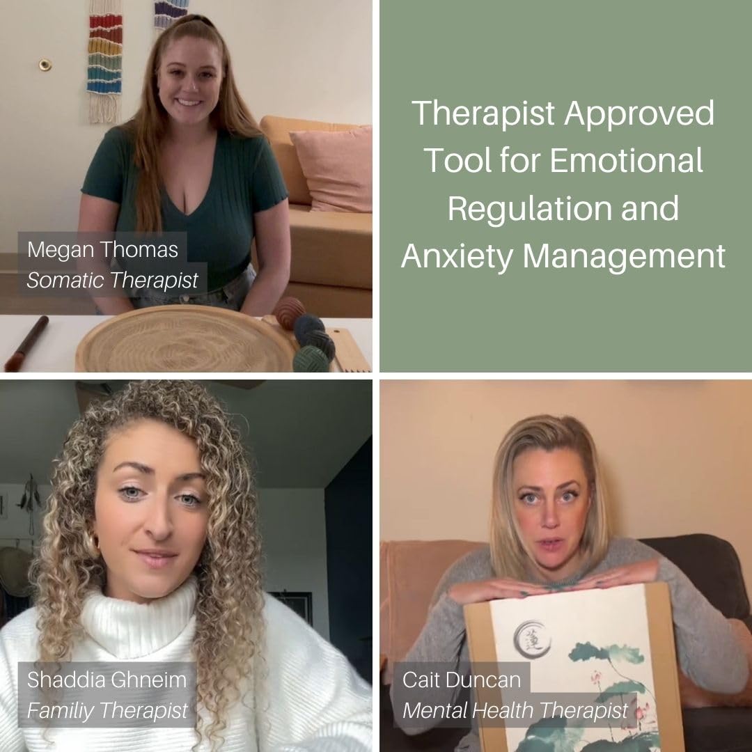 ENSO Japanese Zen Garden Kit for Desk – 12" Bamboo Tray & 4 Sand Spheres