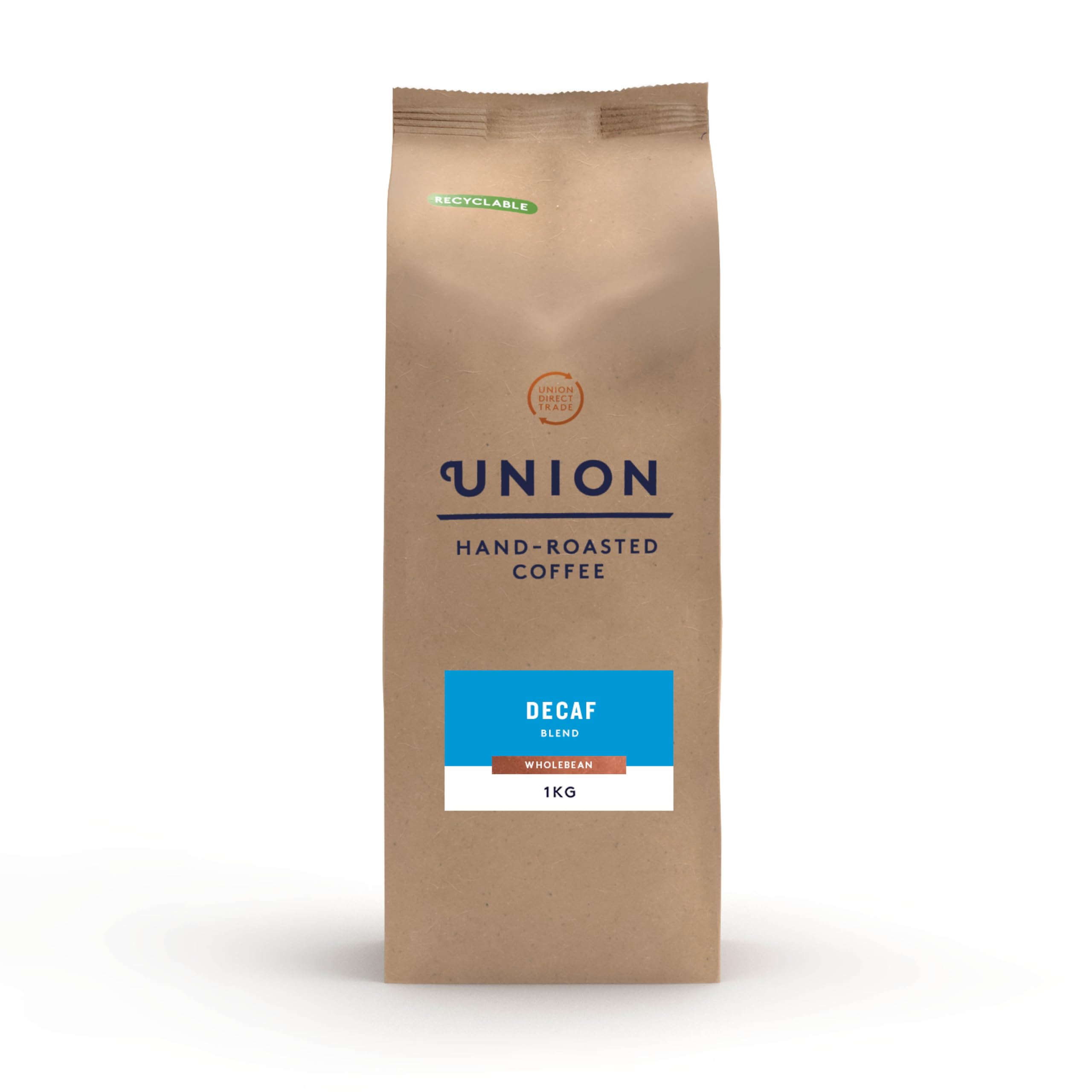 Union Coffee Natural Process Decaf - Whole Bean Colombian & Sumatra (1kg)