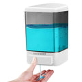 CATTREES Wall Mount Soap Dispenser – 1000ml Manual ABS Plastic Pump