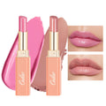 Oulac Moisturizing Glossy Lipstick – Vegan Nude Pink Lip Color