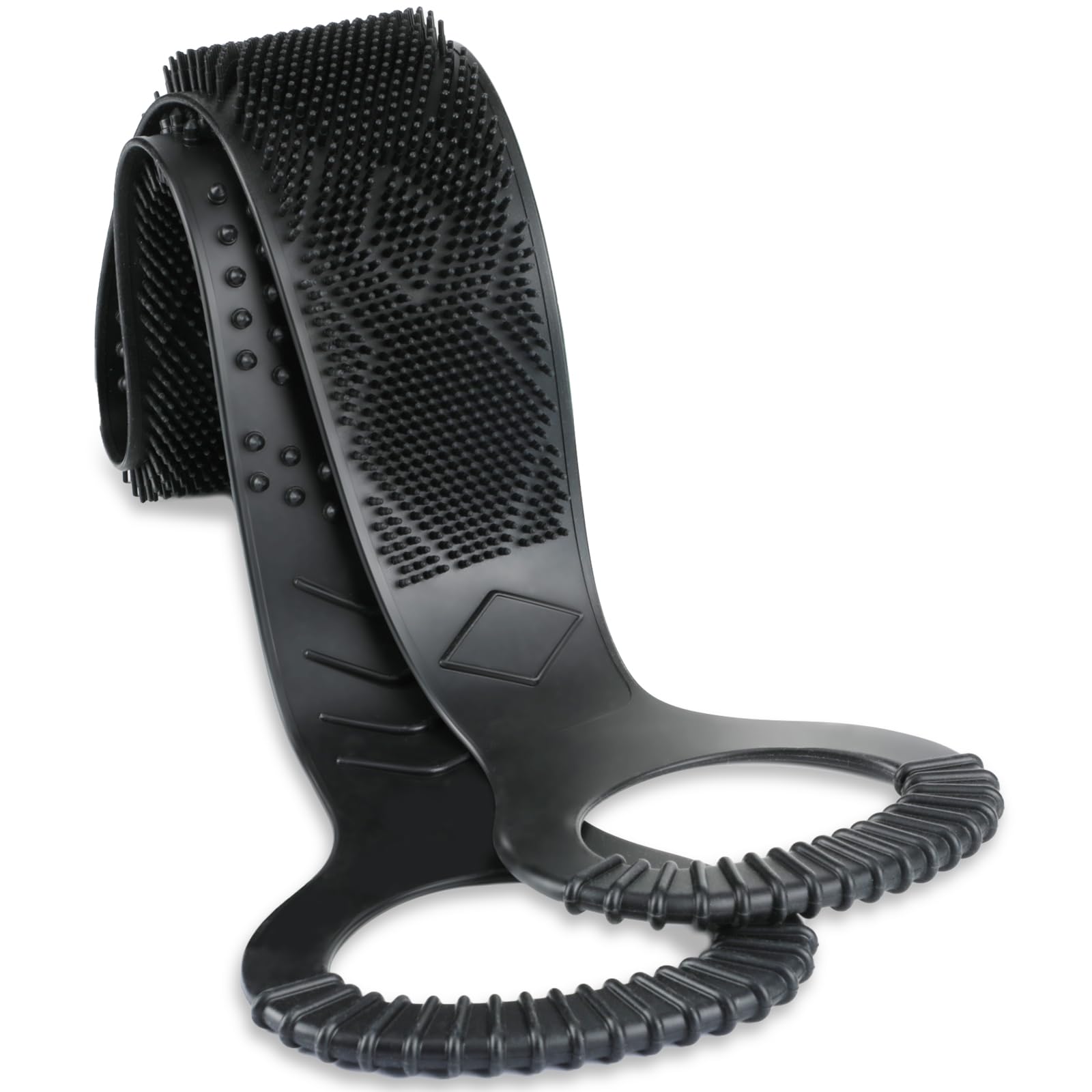 FREATECH 90cm Silicone Back Scrubber | Dual-Sided Shower Exfoliator Strap