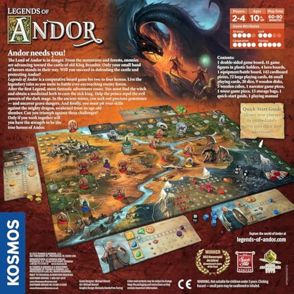 Legends of Andor: Cooperative Fantasy Strategy Board Game by Thames & Kosmos