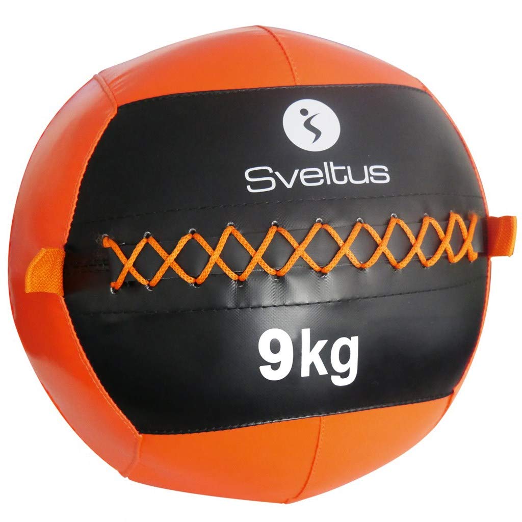 Sveltus Wall Ball 9 kg – 35 cm Diameter Impact Absorption Training Ball