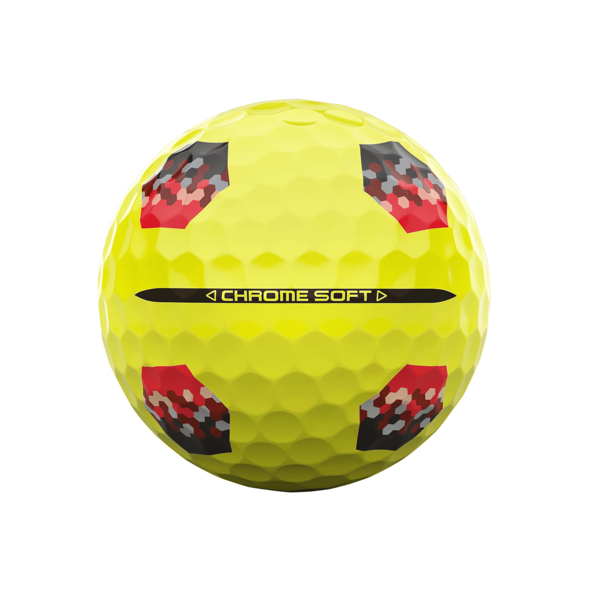 Callaway Chrome Soft 2024 Golf Balls – Yellow True Track Alignment