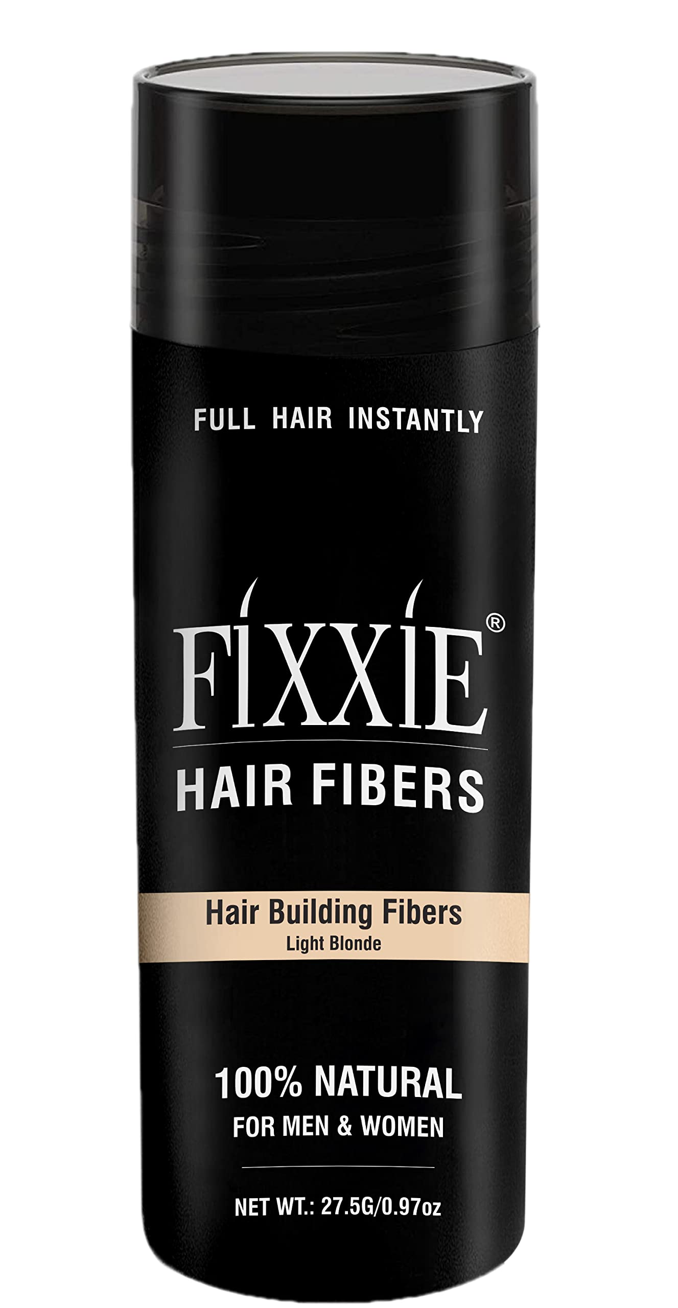 FIXXIE Hair Fibres for Thinning Hair – Light Blonde Keratin Powder 27.5g