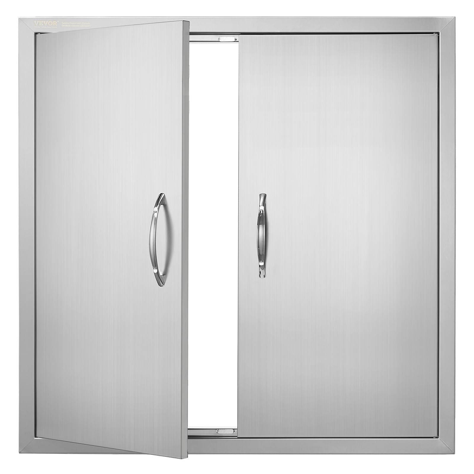 VEVOR BBQ Access Door | 31x31 Inch Stainless Steel Double Kitchen Door