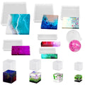 FineGood 11-Piece Silicone Resin Moulds Set for DIY Jewelry & Crafts