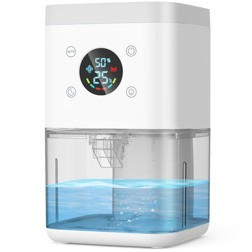 1800ml Home Dehumidifier | Quiet Air Purifier for Drying
