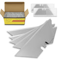 Jolof Store Utility Knife Blades – 200 Pcs Heavy Duty Steel Replacement