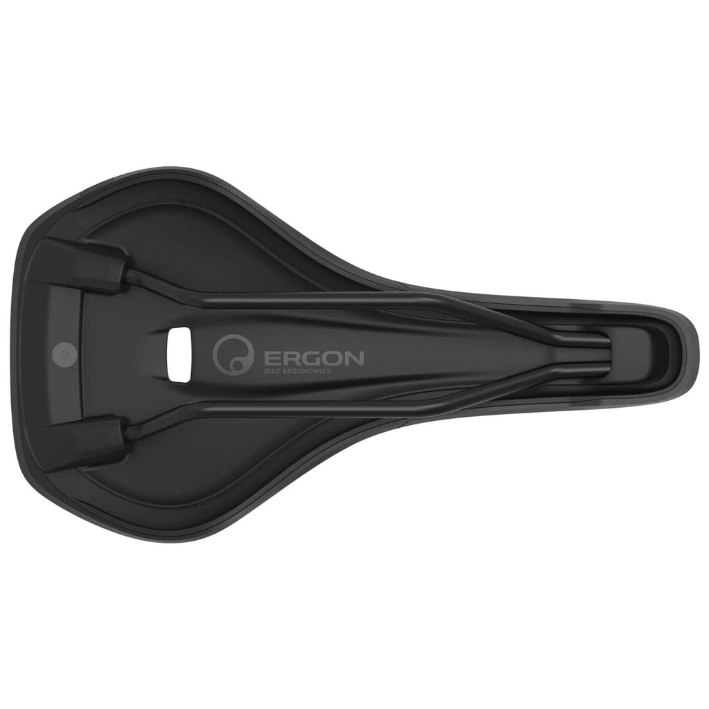 Ergon SMC Men's Mountain Bike Saddle – Orthopaedic Padding, Black, M/L