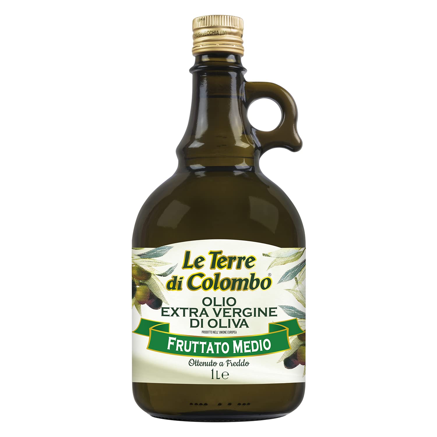 Le Terre di Colombo Extra Virgin Olive Oil – Cold Pressed, 1 L