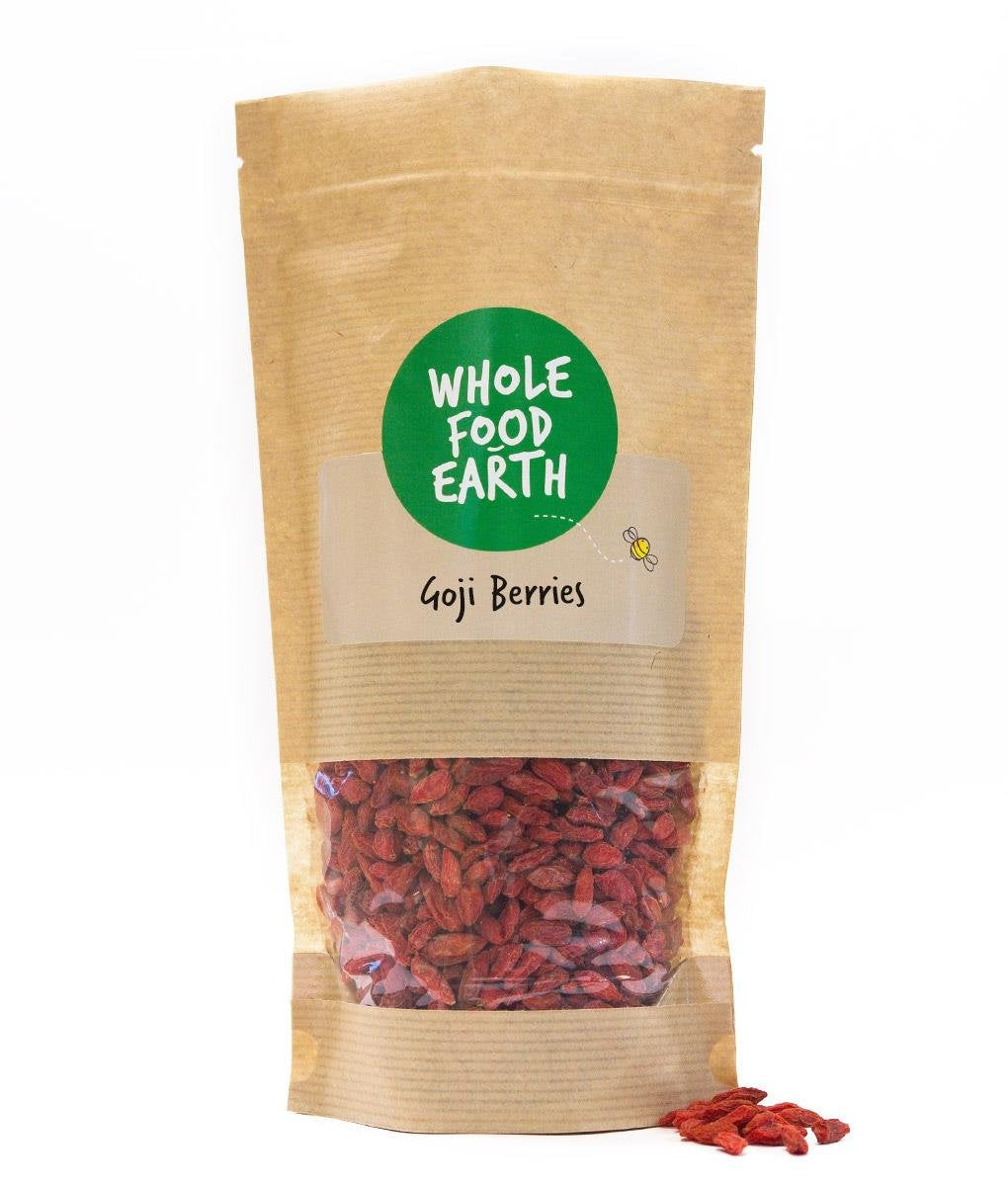 Wholefood Earth Dried Ningxia Goji Berries – 500g Antioxidant Superfood
