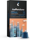 Ilcaffeitaliano Milano Nespresso Compatible Aluminium Capsules - 100pcs