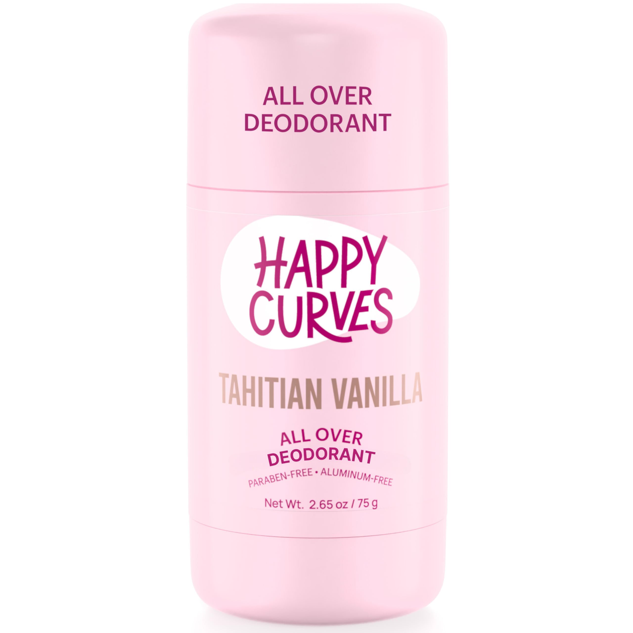 Happy Curves Full Body Deodorant – Aluminum Free Vanilla Coconut