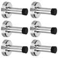 Jolof Store Stainless Steel Door Stopper – 6 Pack Wall Mounted Protector