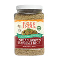 Extra Long Brown Basmati Rice – Aged Indian Grain, 3lb Jar