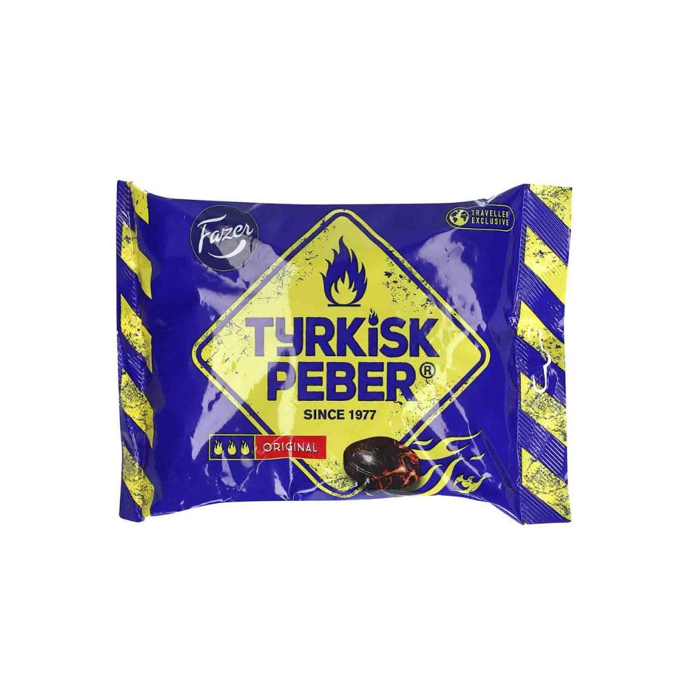 Fazer Tyrkisk Peber – Extra Strong Salty Liquorice Candy, 400g