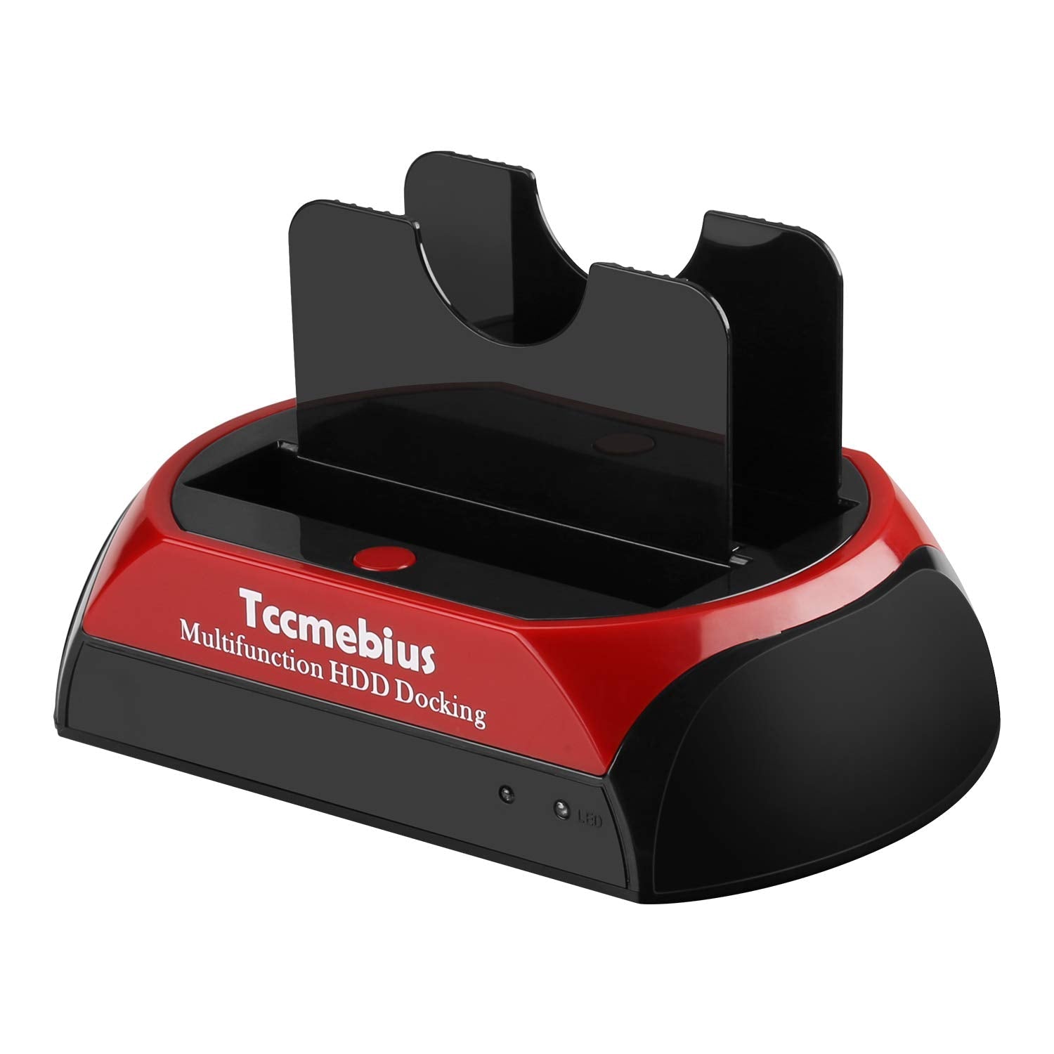 Tccmebius USB 2.0 Hard Drive Docking Station | Dual Slot SATA IDE Reader