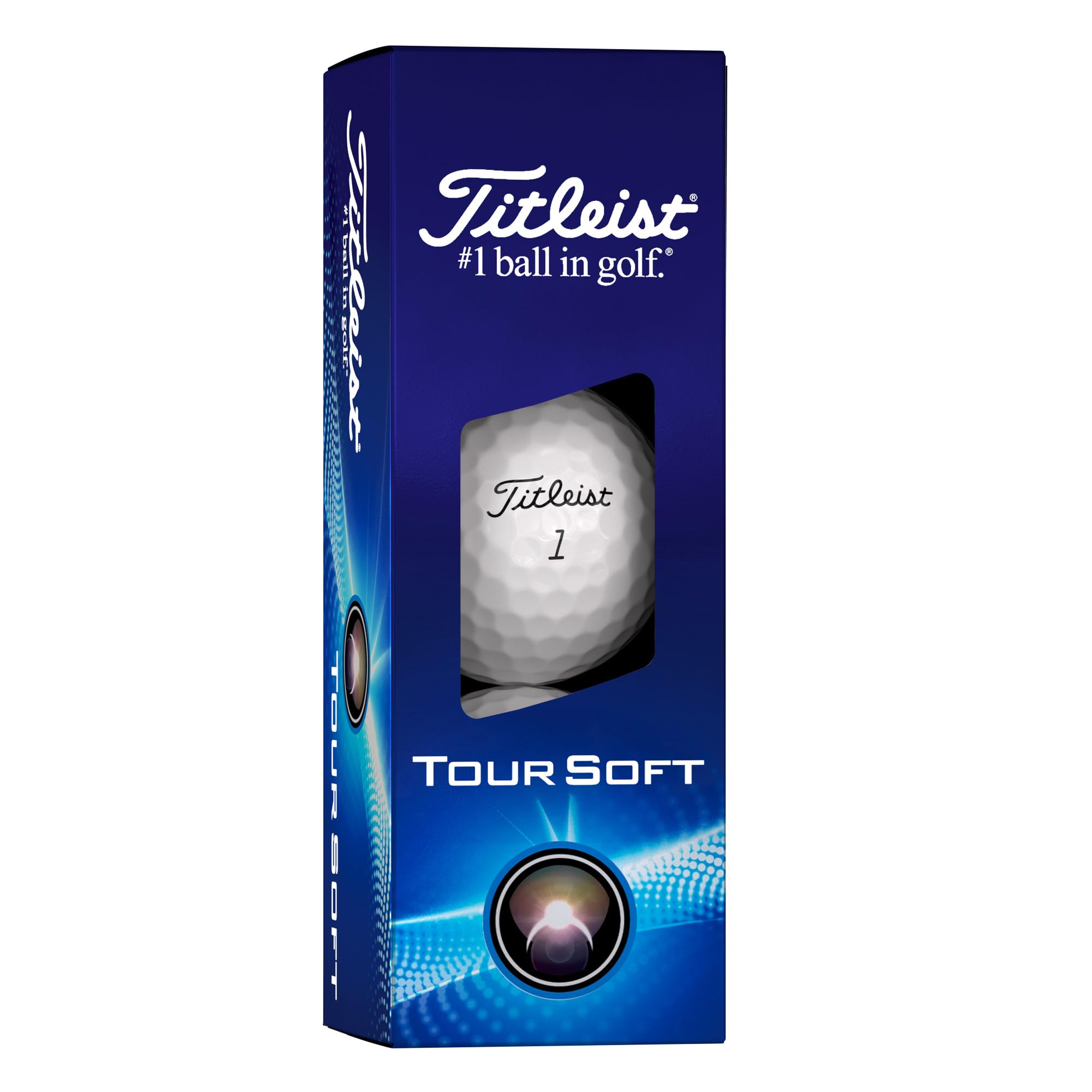 Titleist Tour Soft Golf Balls – White – Soft Feel & Long Distance