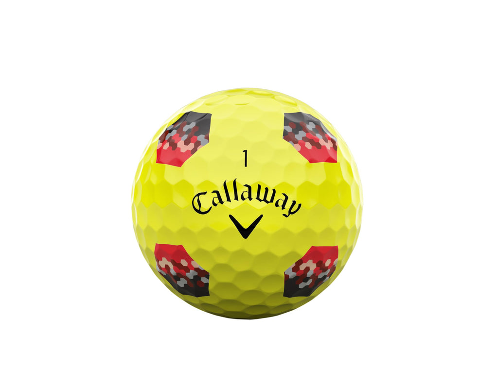 Callaway Chrome Tour Golf Balls – Yellow Urethane with TruTrack