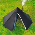 1 Man Lightweight Teepee Hot Tent with Stove Jack & Mesh Inner