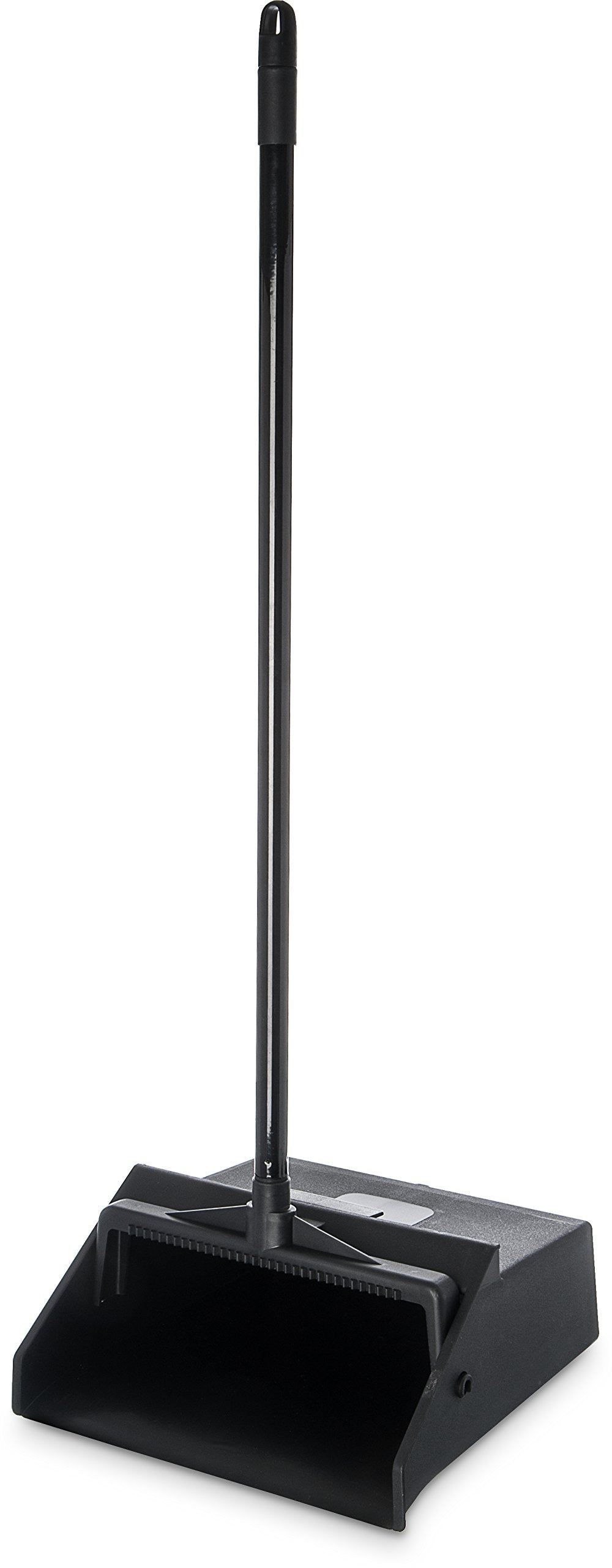 Jolof Store Upright Dust Pan – 12 Inch Plastic Duo-Pan in Black