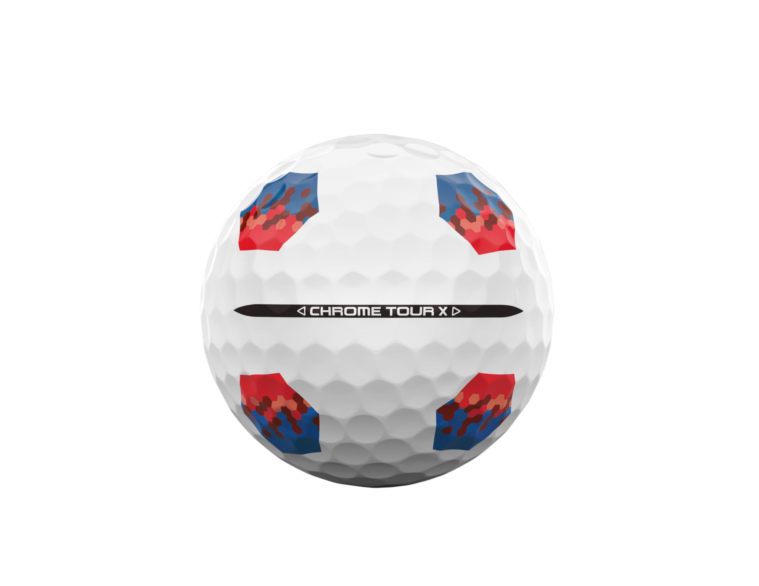 Callaway Chrome Tour X 2024 Golf Balls - Tru Track Blue/Red Pattern