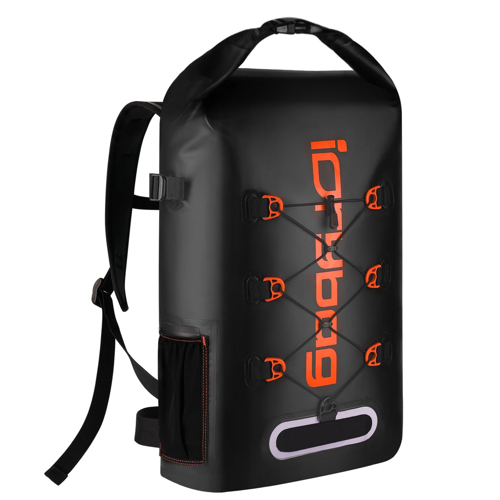 IDRYBAG Waterproof Backpack – 30L IP68 Dry Bag for Kayaking and Boating