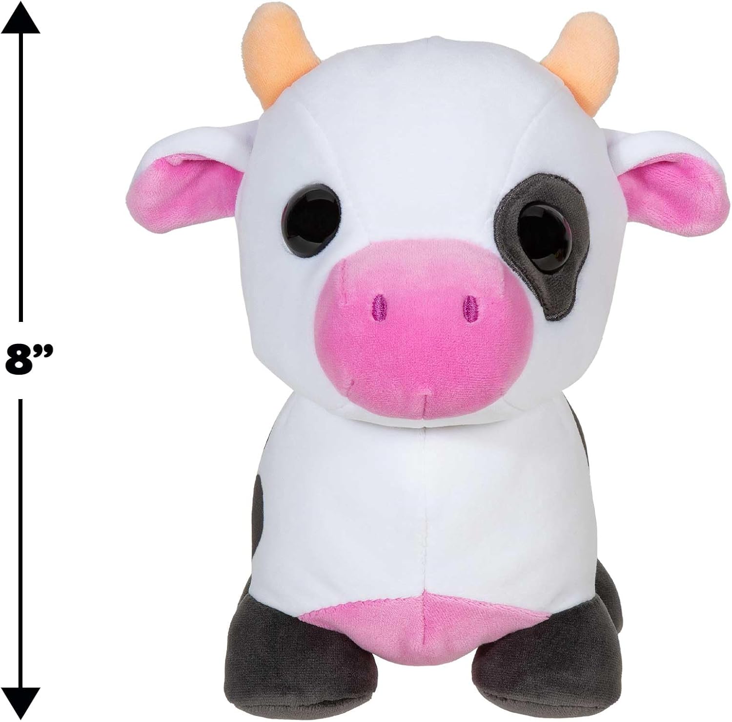 Adopt Me! Cow Collector Plush – 8-Inch Ultrasoft Gaming Toy by Snaps