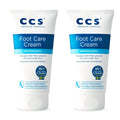 CCS Foot Care Cream by FMHOME – Intensive Moisturizer for Dry Feet (2 Pack)